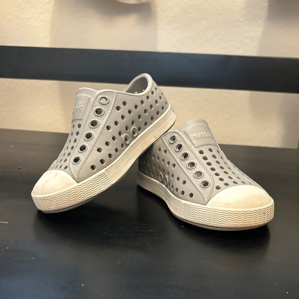 Native Kids Jefferson Gray Slip-on Shoe